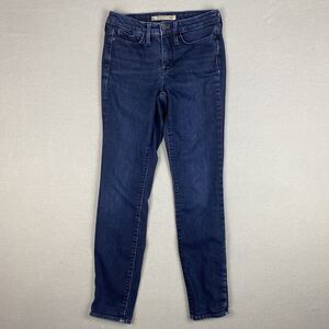 Women's Athleta Sculptek Skinny Soft Stretchy Blue Jeans Slim Cotton Sz 0